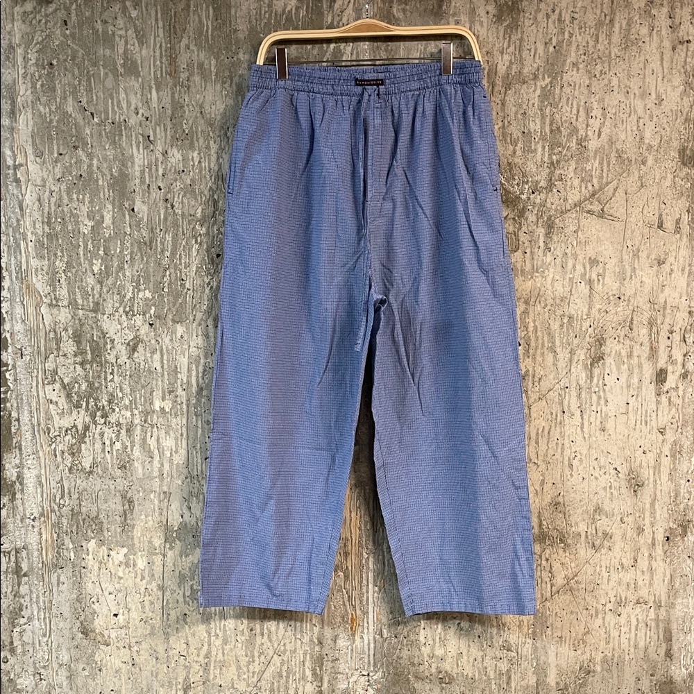 ANDREW SCOTT Men's Drawstring Lounge Pants Size XL In Blue